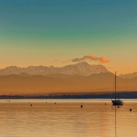 Charmante Ferienwohnung Mit Balkon Im 5-Seen-Land Hechendorf am Pilsensee المظهر الخارجي الصورة