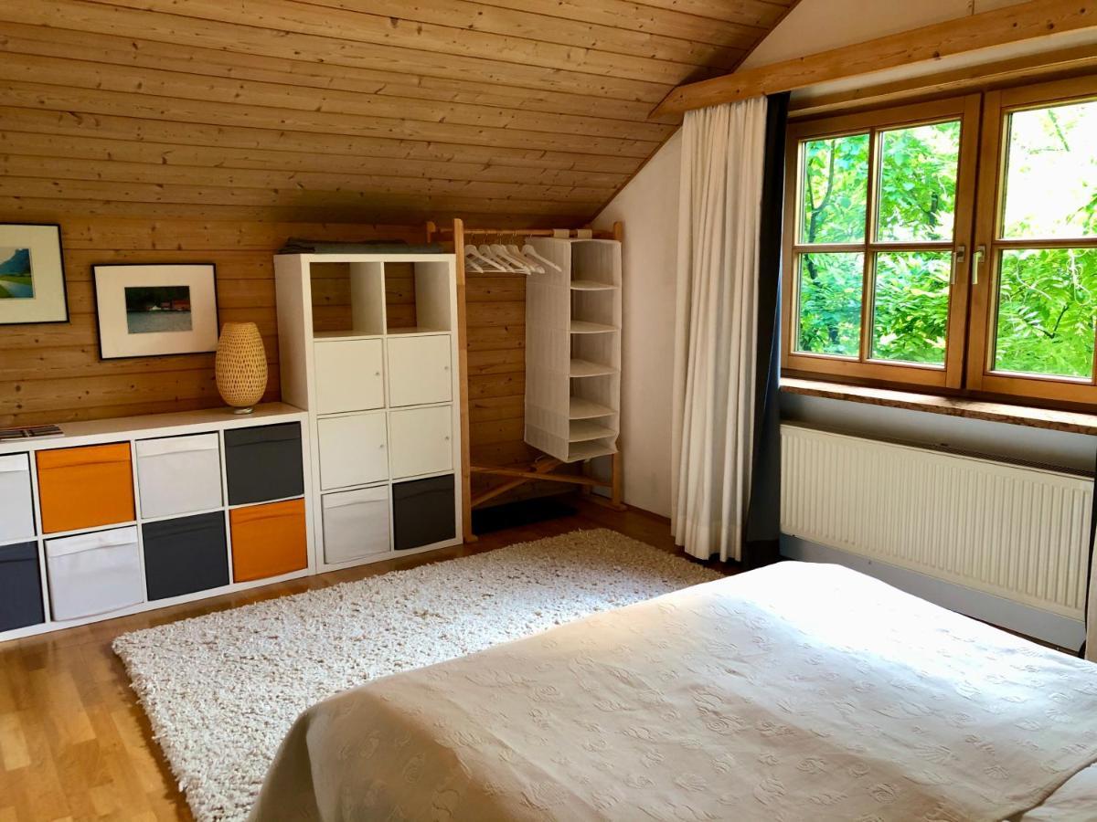 Charmante Ferienwohnung Mit Balkon Im 5-Seen-Land Hechendorf am Pilsensee المظهر الخارجي الصورة