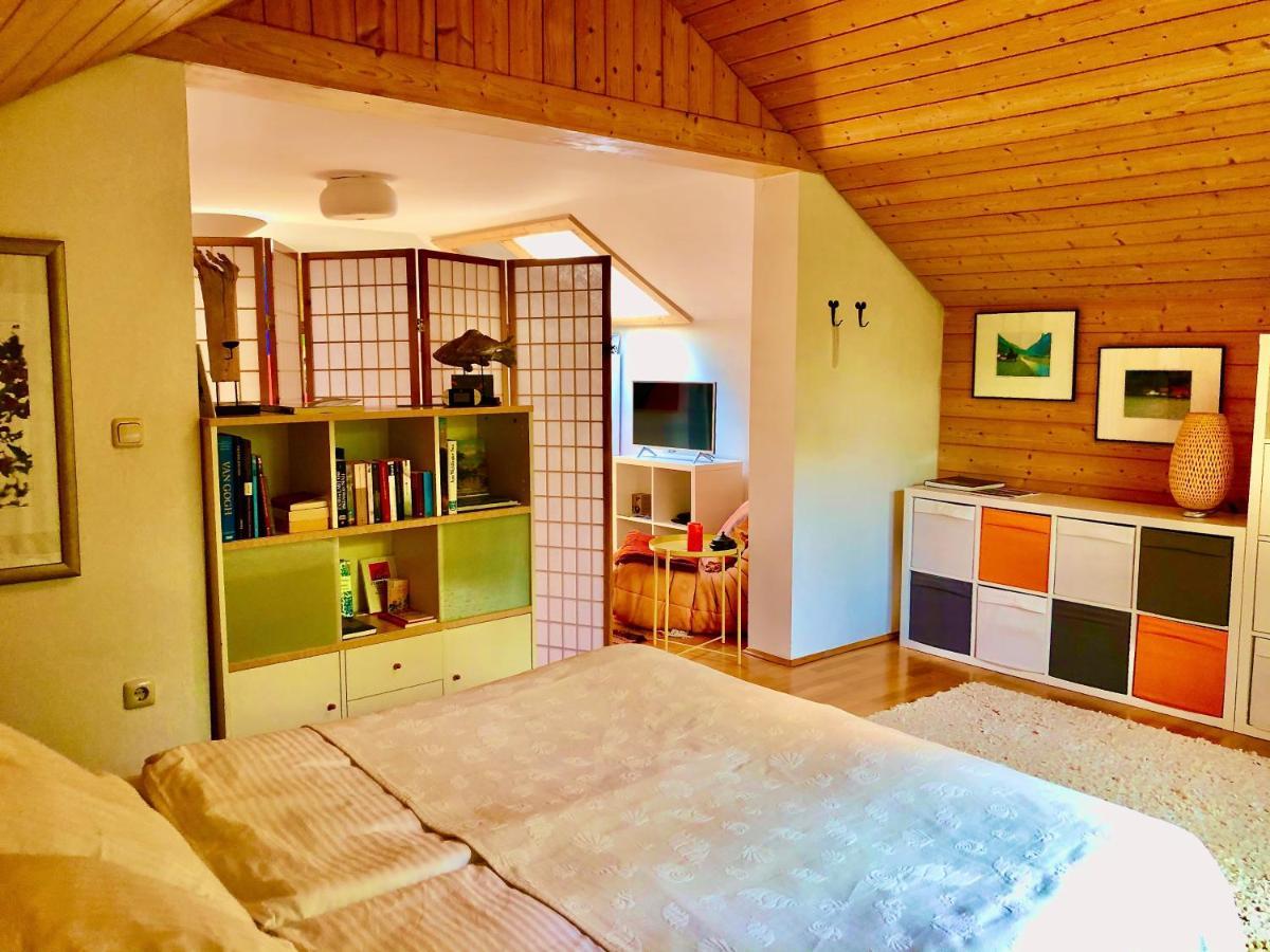 Charmante Ferienwohnung Mit Balkon Im 5-Seen-Land Hechendorf am Pilsensee المظهر الخارجي الصورة